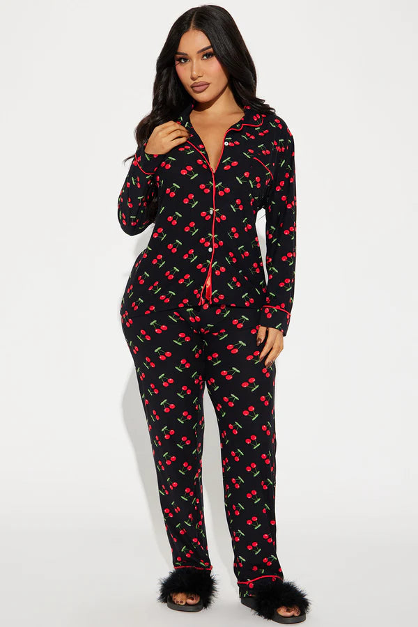 Cherry Bomb PJ Pant S