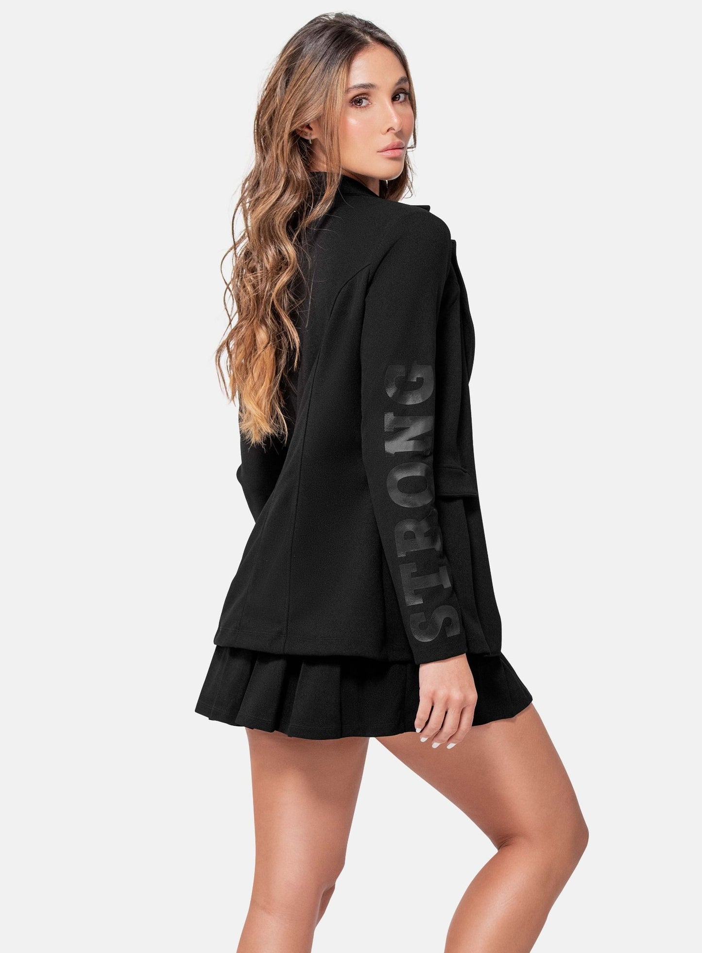 Blazer Manga Estampada