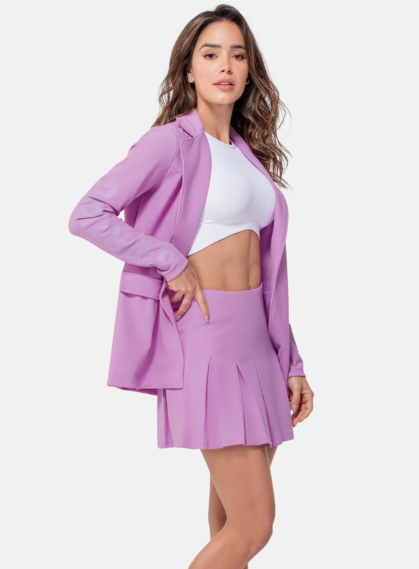 Blazer Manga Estampada