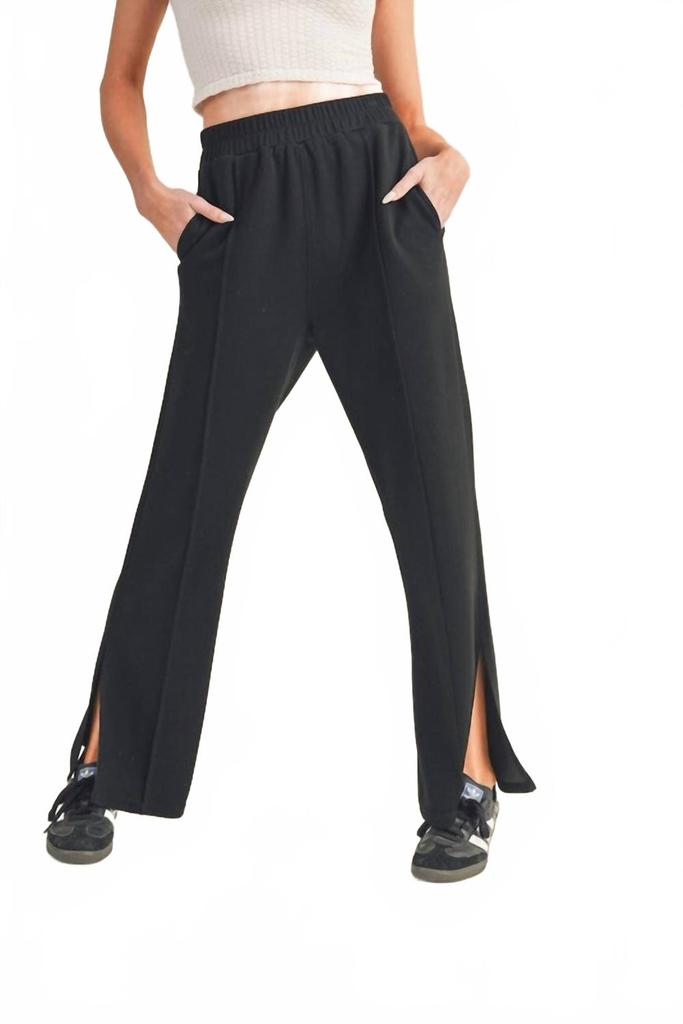 Wide Leg Scuba Pants