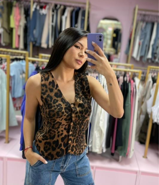 Chaleco Estampado