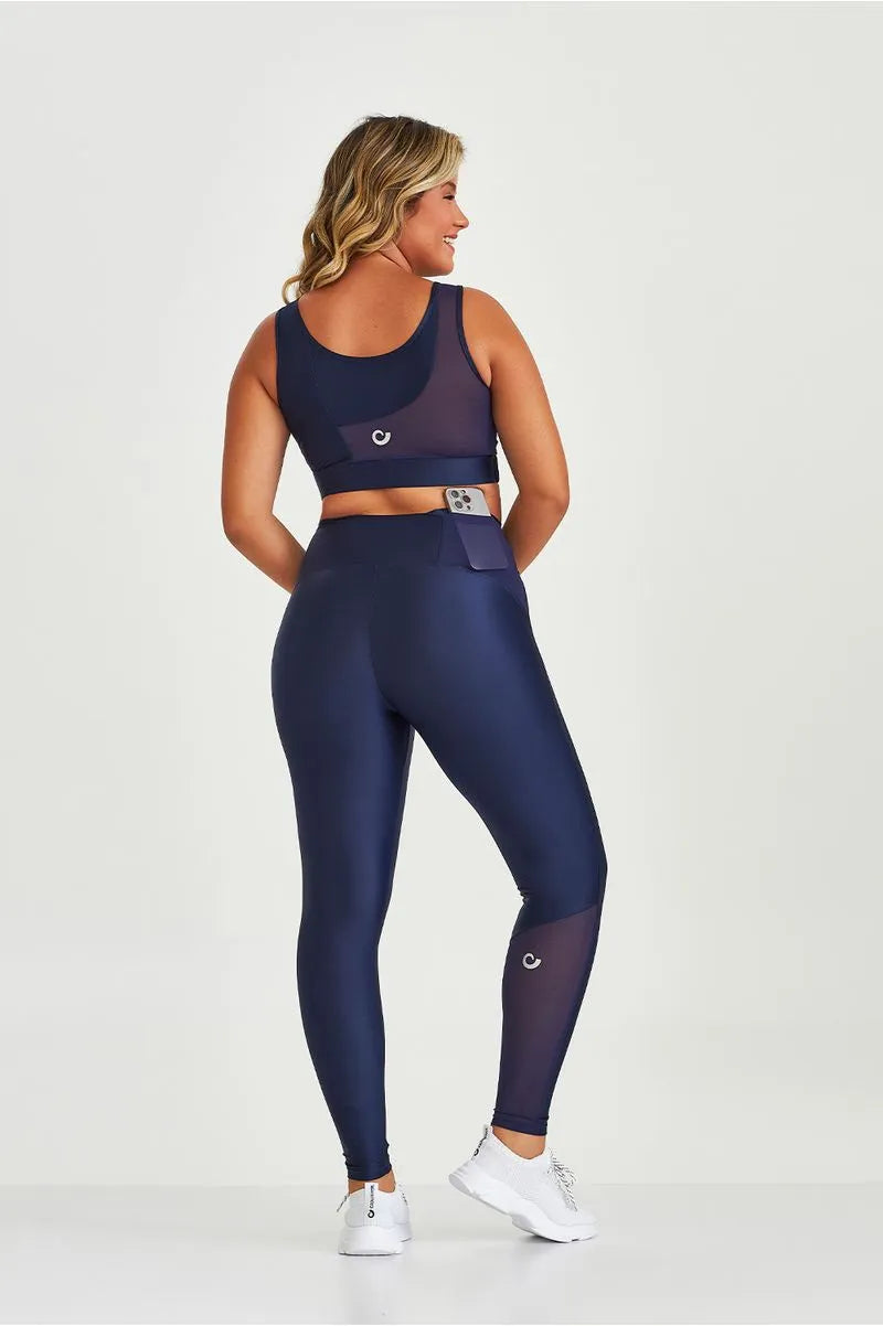 Set Atletika com Bolso de Tule nas Costas