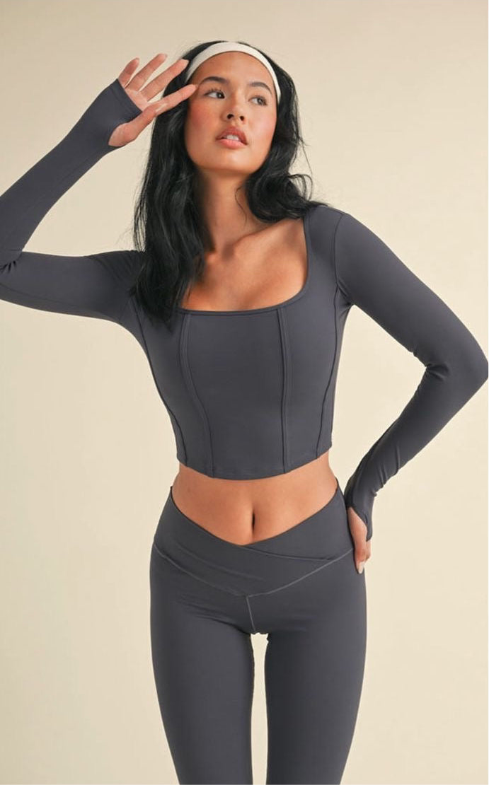 Set Square Corset Top