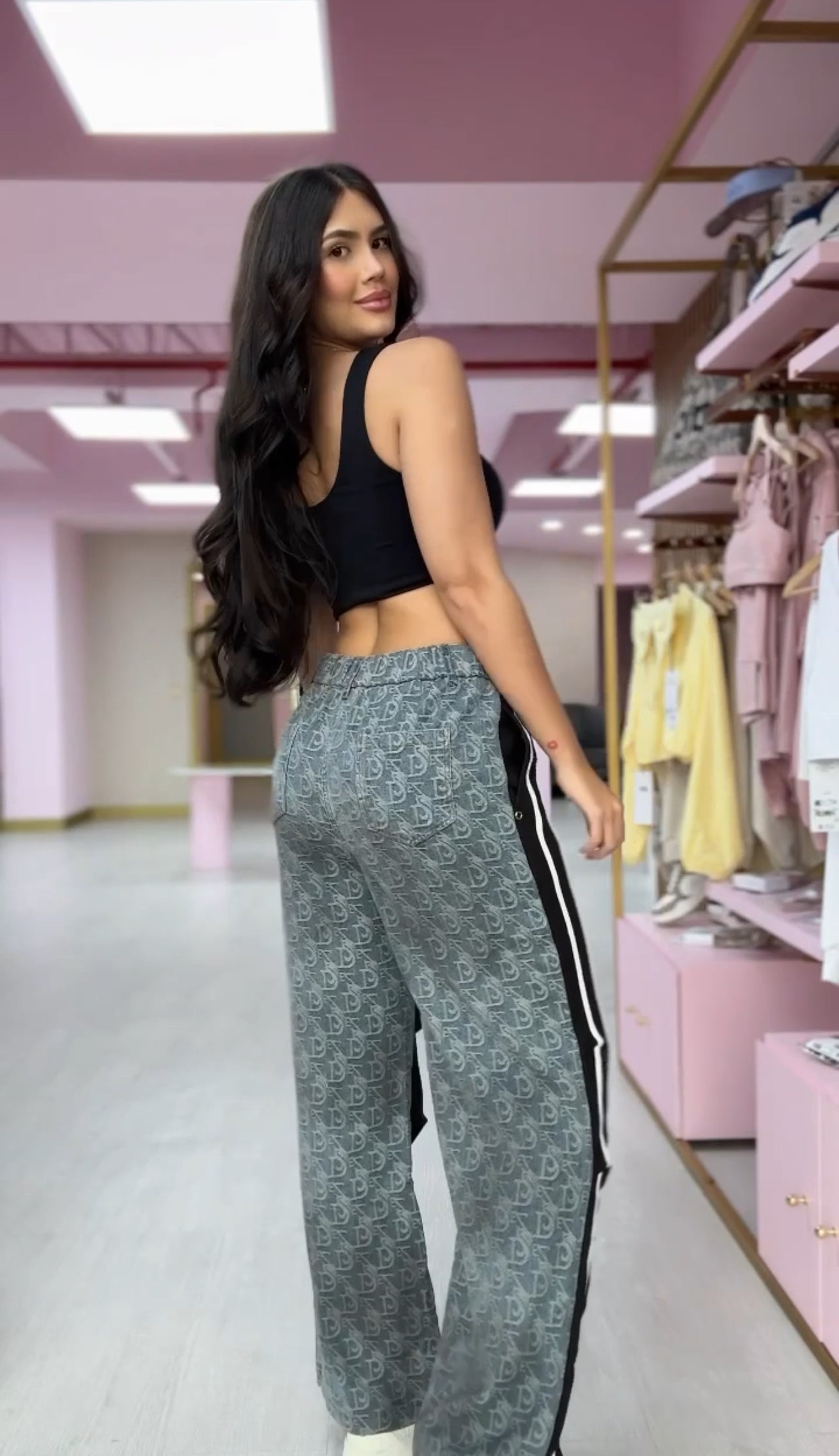 Pantalón Jean Estampado