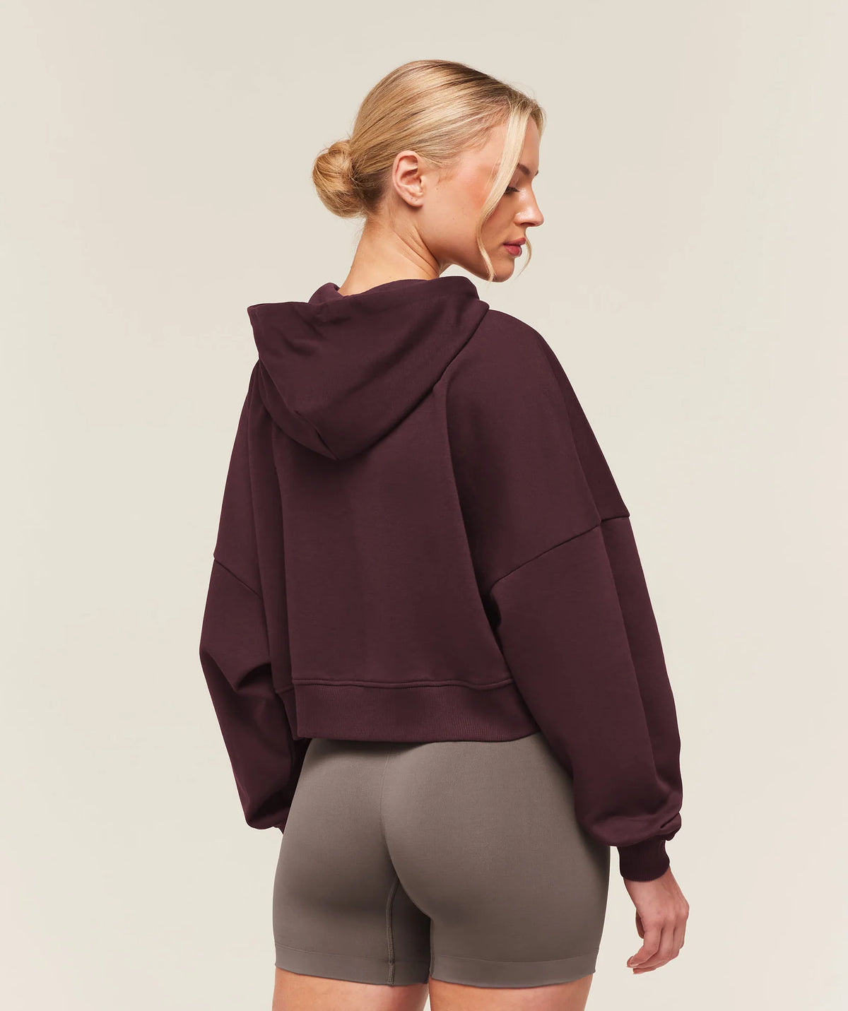 Training Oversized Boxy Zip Hoddie