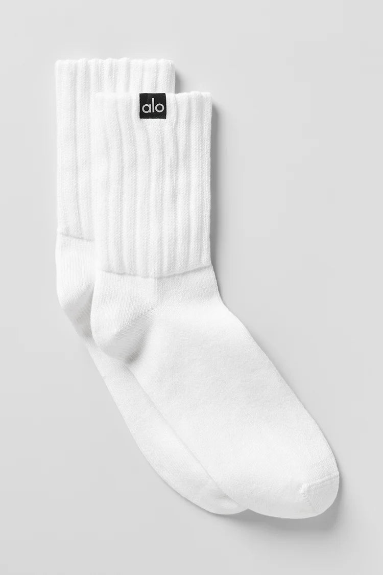 Unisex Half-Crew Scrunch Sock