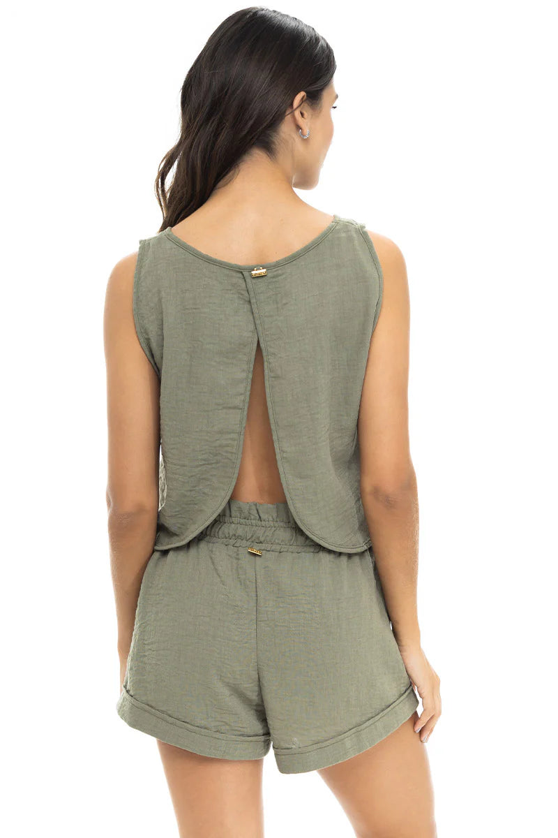 Set Short Bordado Art Deco