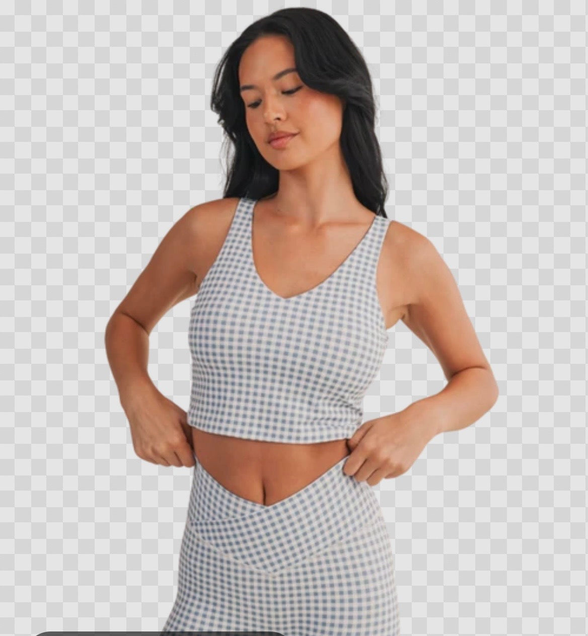 Set Gingham Print