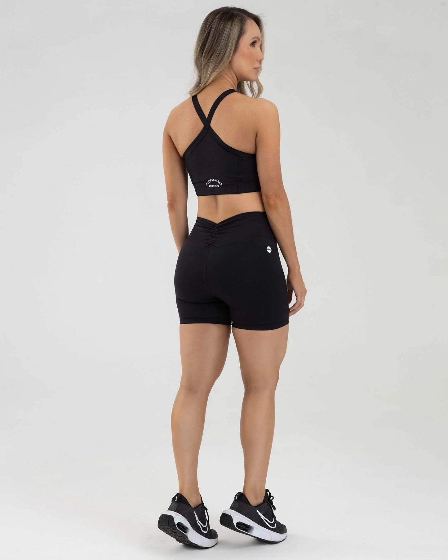 Set Short Waist Ruching