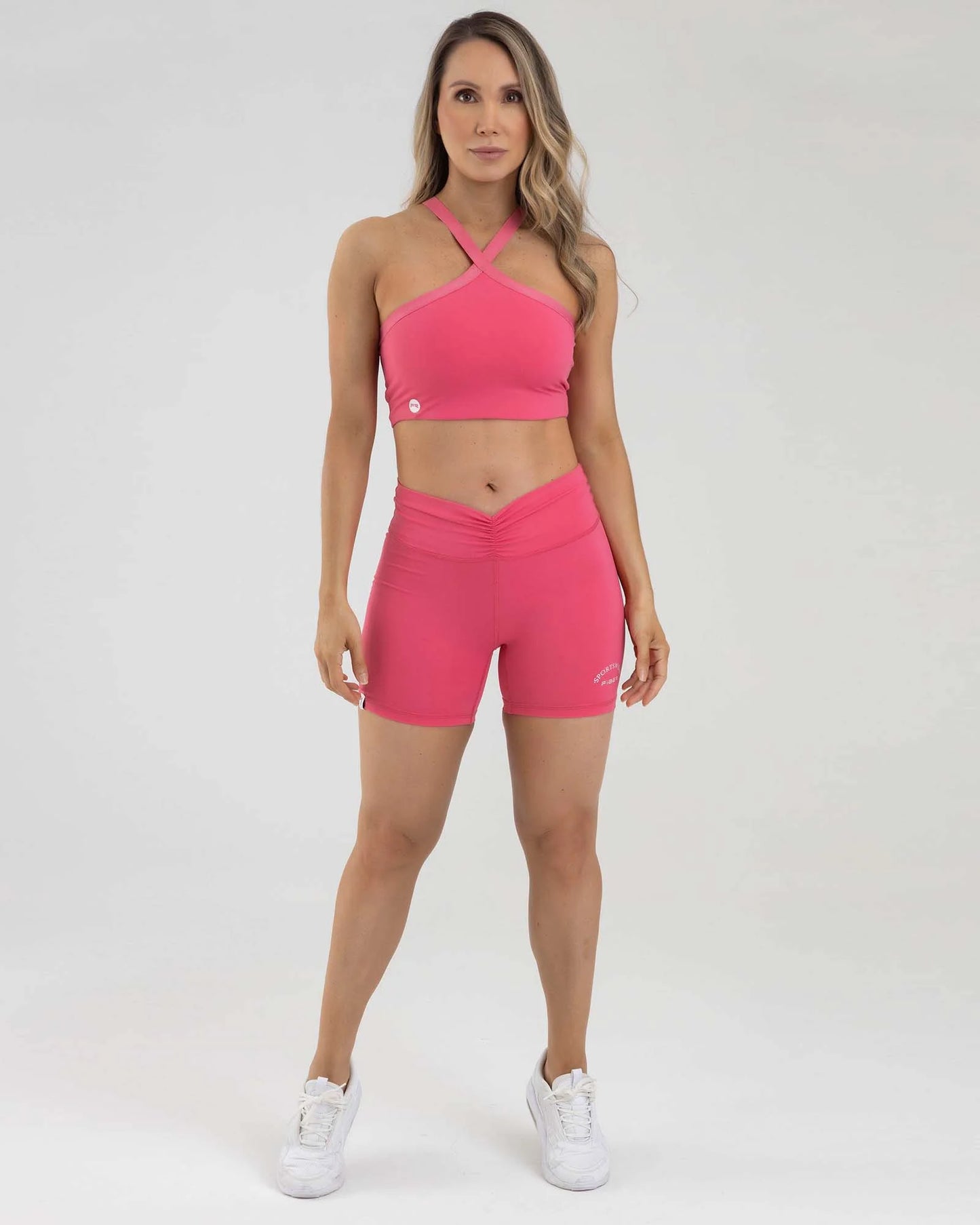 Set Short Waist Ruching