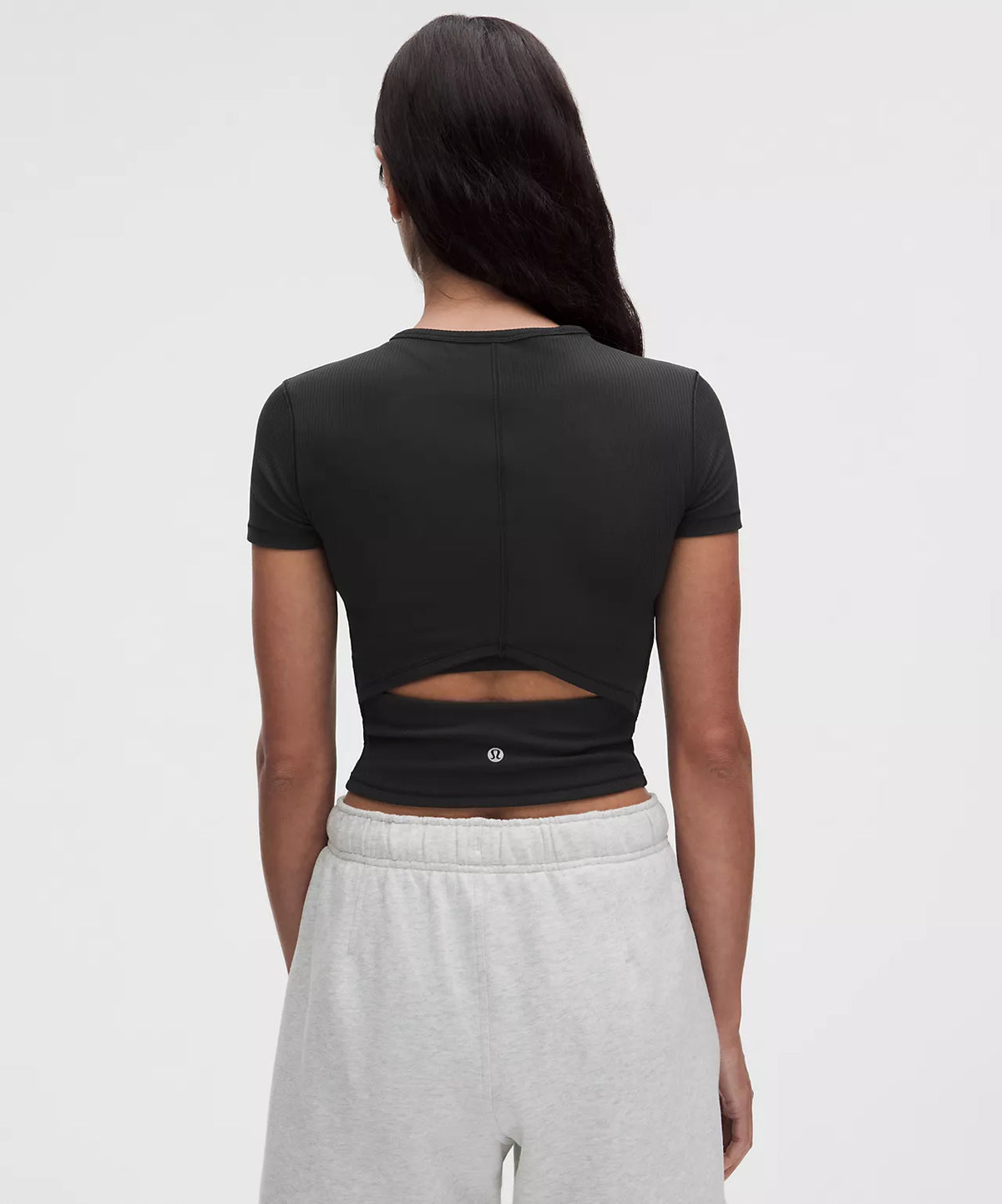 All It Takes Ribbed Keyhole Short-Sleeve Shirt