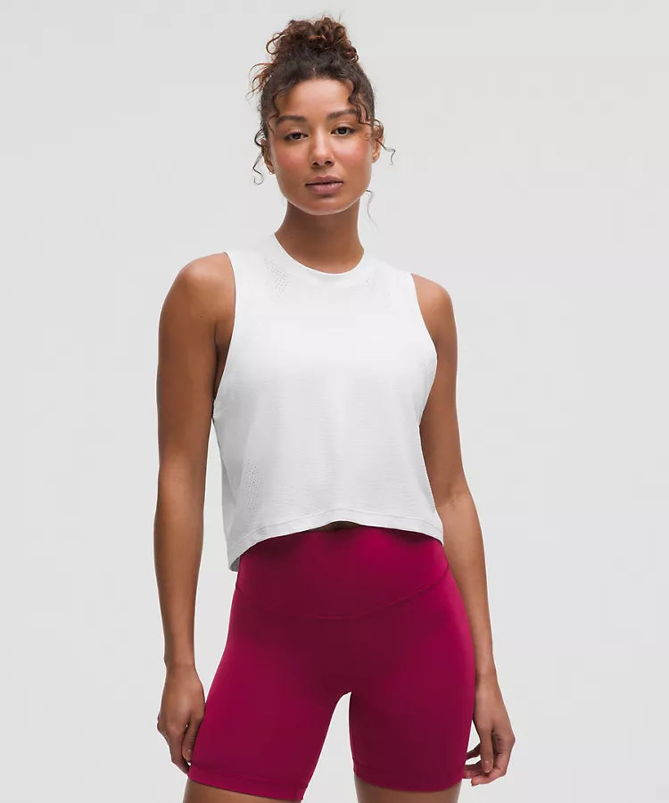 Swiftly High-Low Cropped Tank Top*