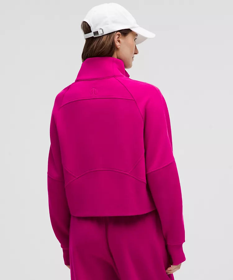 Scuba Oversized Funnel-Neck Half Zip