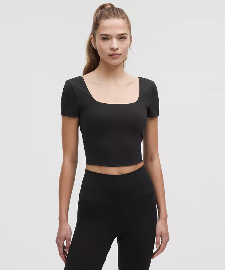 Wunder Under SmoothCover Square-Neck T-Shirt