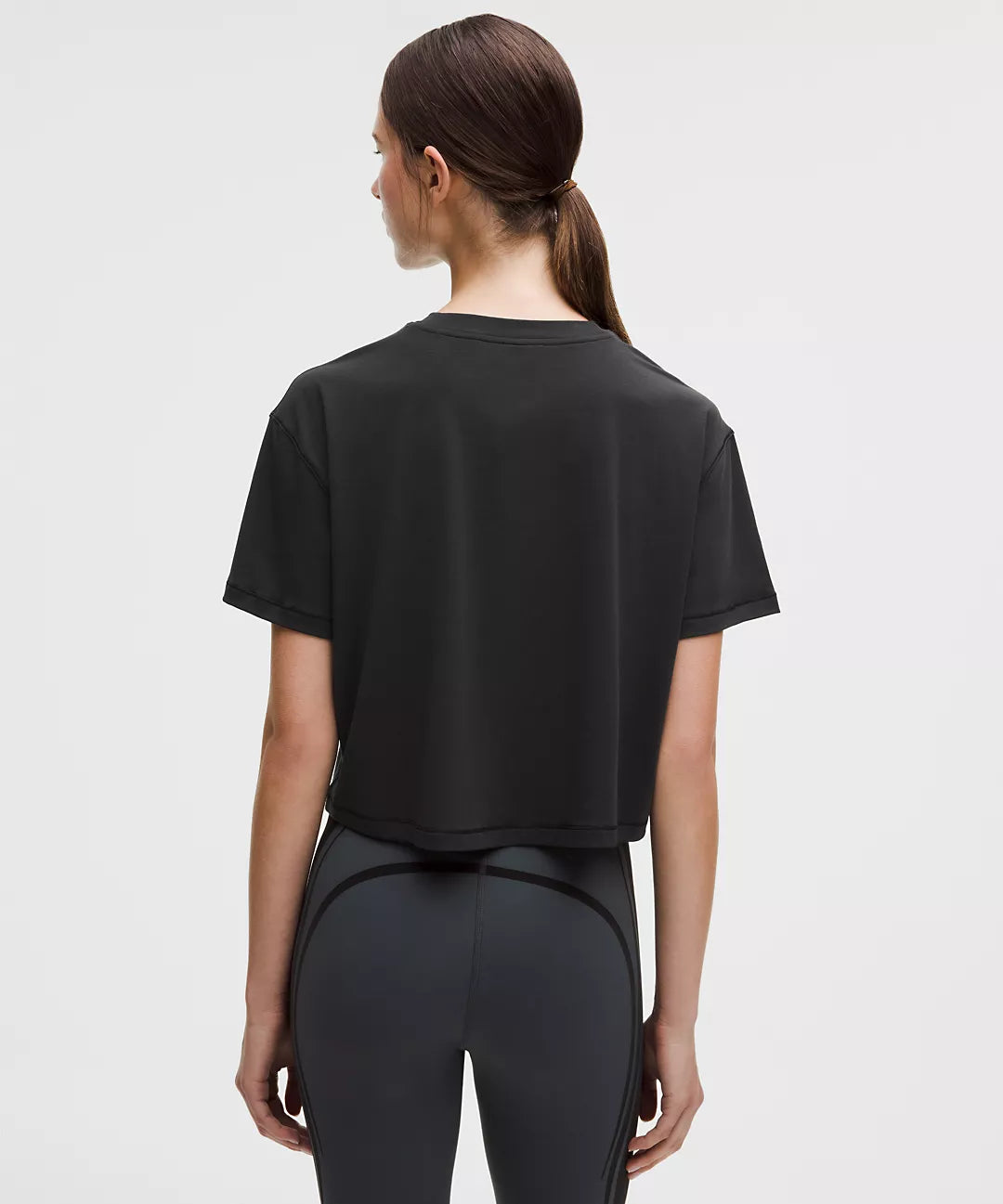 Jersey Training Cropped Short-Sleeve Shirt *Flocked