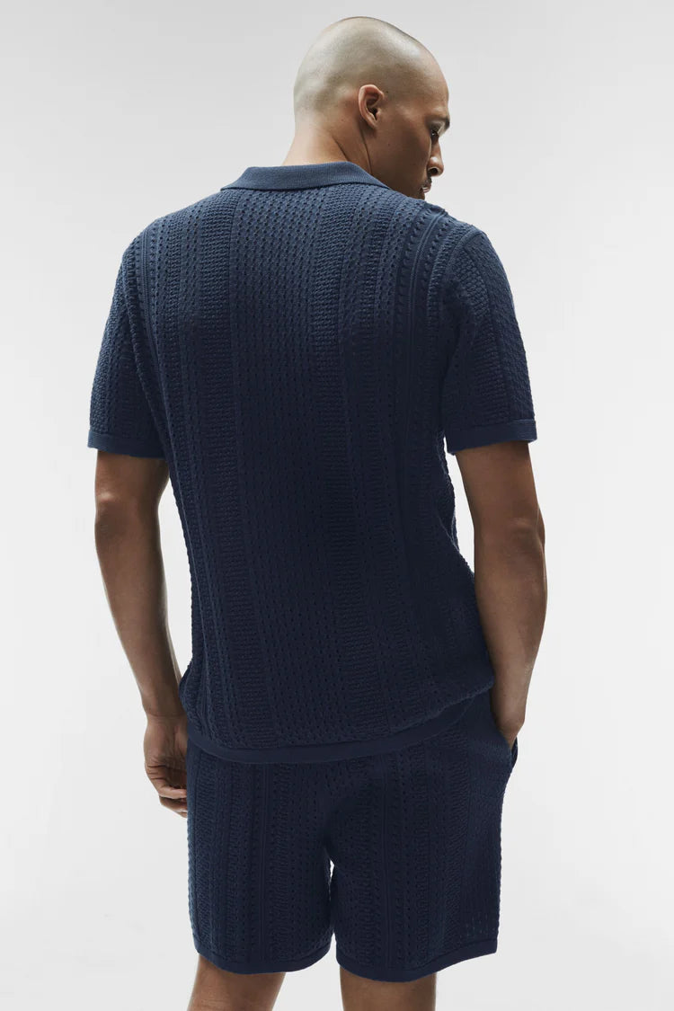 Coastline Knit Short Sleeve Polo