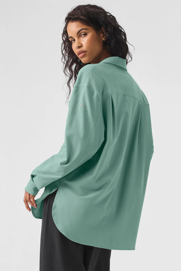 Dreamscape Button Down Long Sleeve