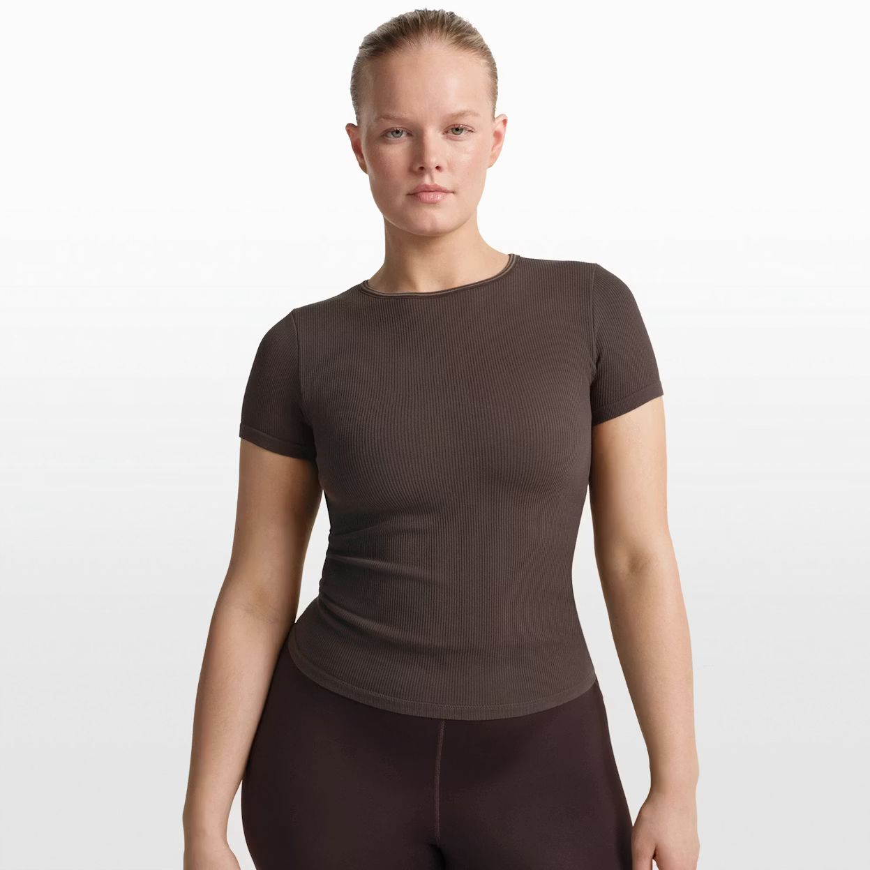 Ribbed Seamless Baby Tee