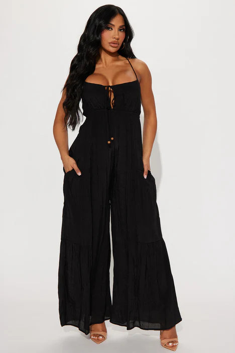 Vacation Ready Gauze Jumpsuit