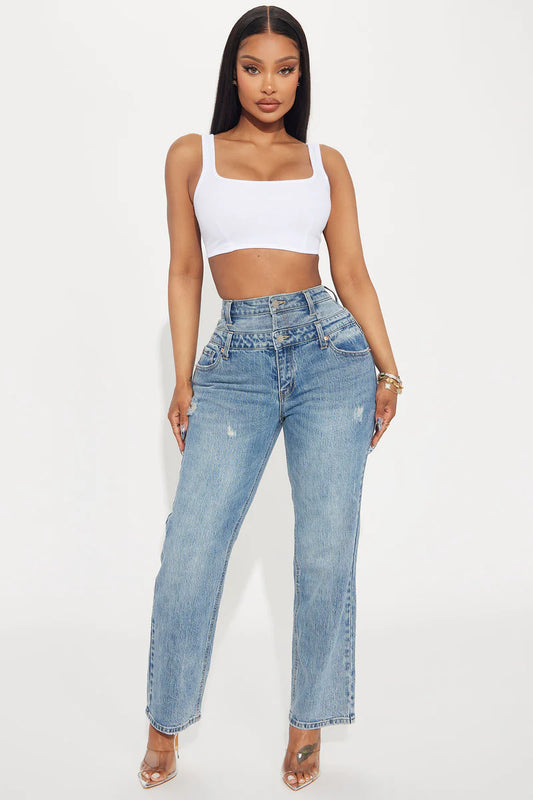 Lost Your Chance Straight Leg Jeans