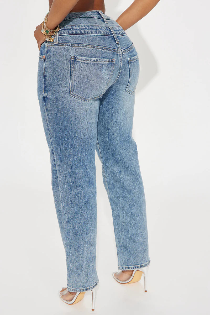 Lost Your Chance Straight Leg Jeans