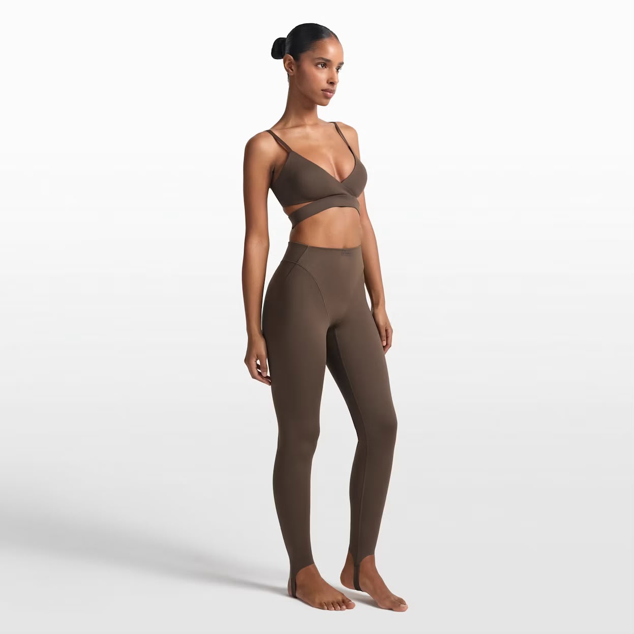 Matte V Panel Stirrup Leggins