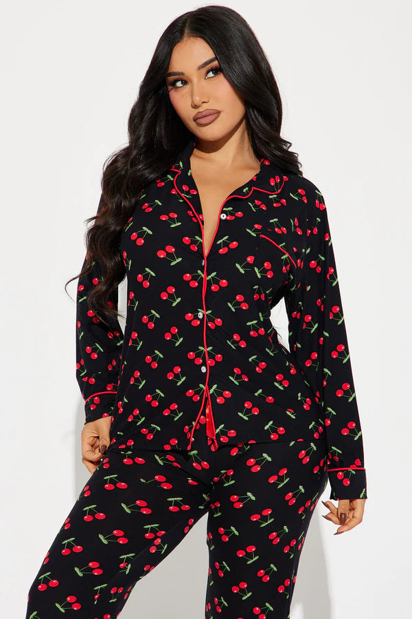Cherry Bomb PJ Pant S