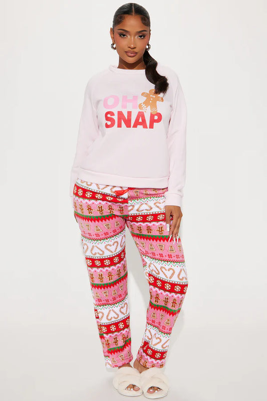 Set Pijama Oh Snap Gingerbread Plush