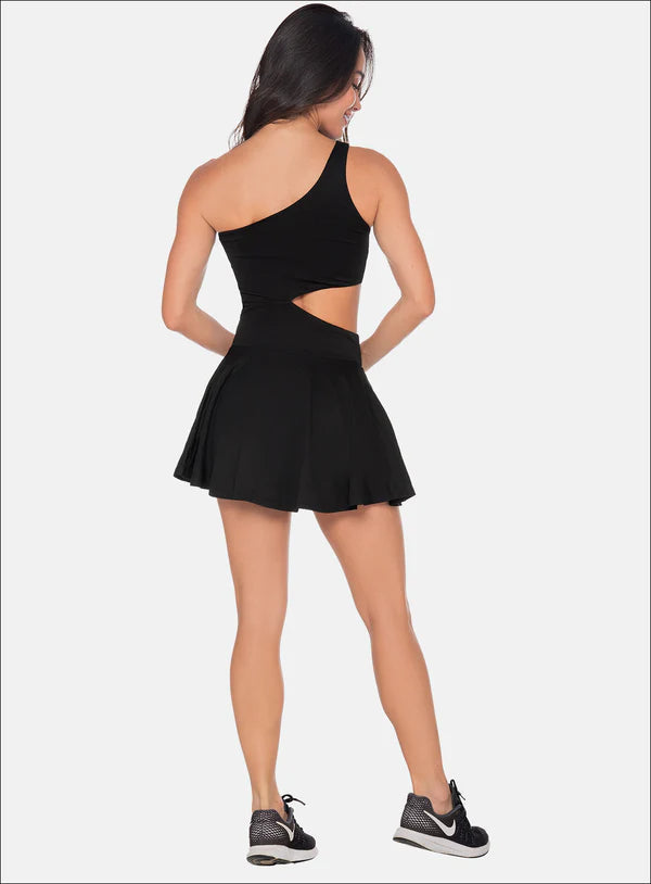 Vestido Medio Hombro