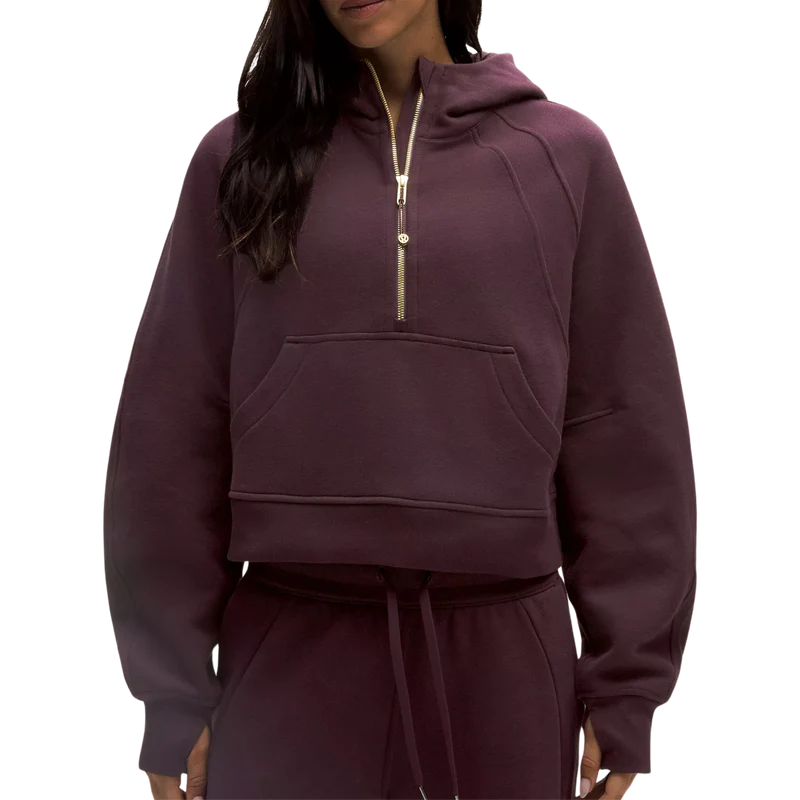 Scuba Oversized Half-Zip Hoodie