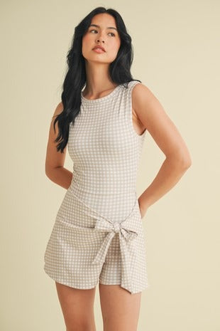 Dress Gingham Print