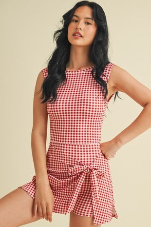 Dress Gingham Print