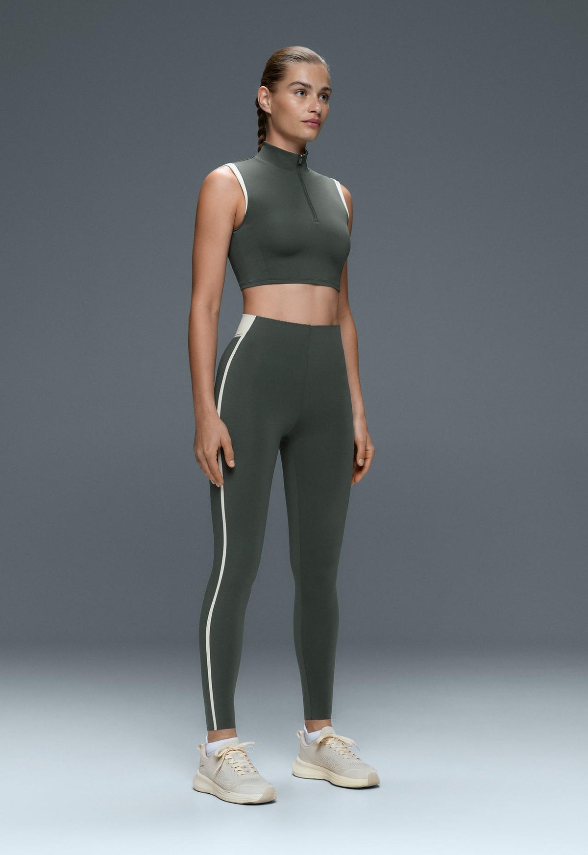 Set Compressive Core Control Tank Top
