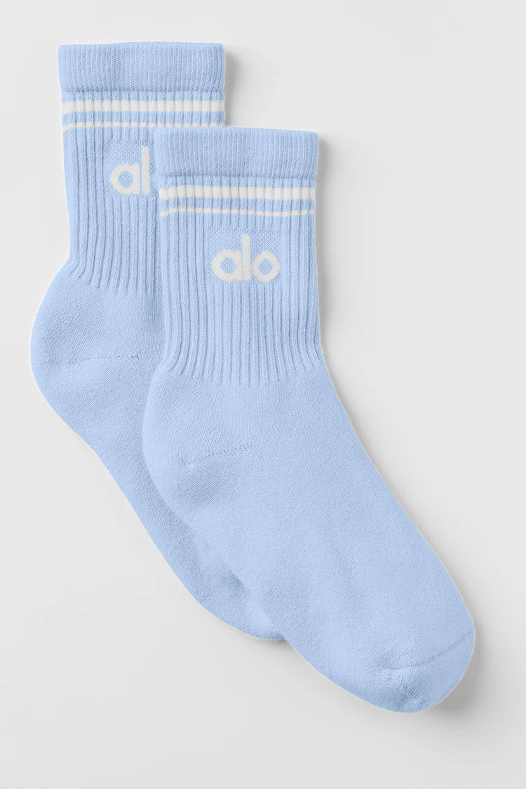 Unisex Half-Crew Throwback Sock