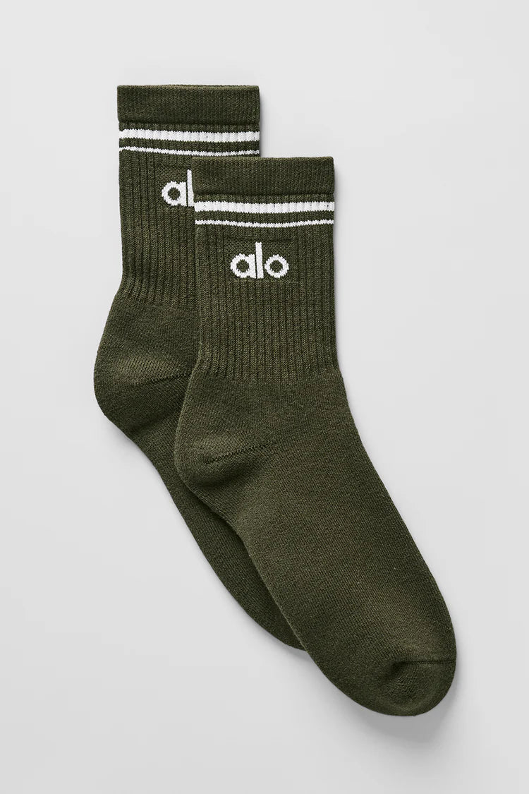 Unisex Half-Crew Throwback Sock