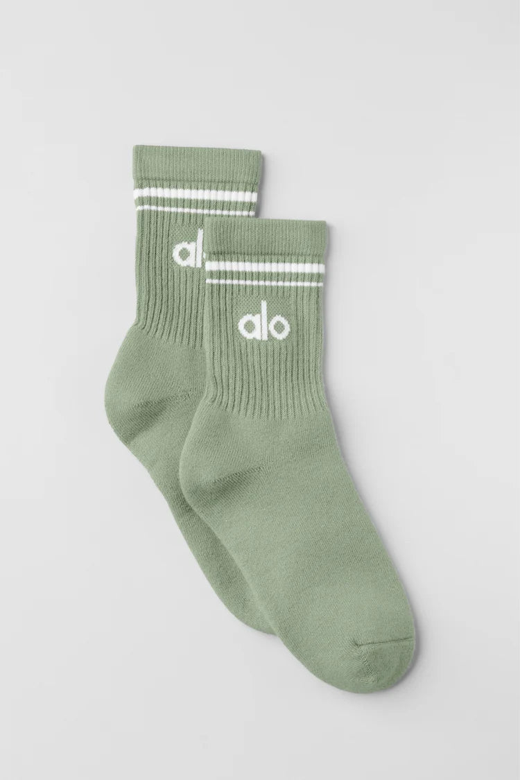 Unisex Half-Crew Throwback Sock