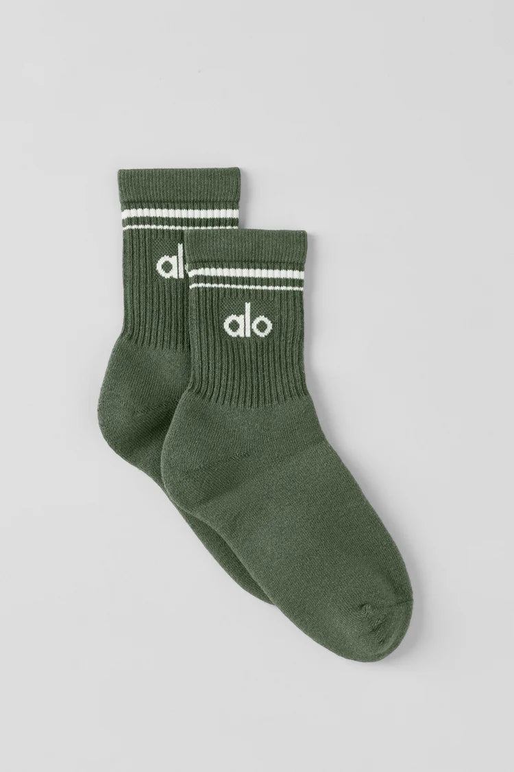 Unisex Half-Crew Throwback Sock