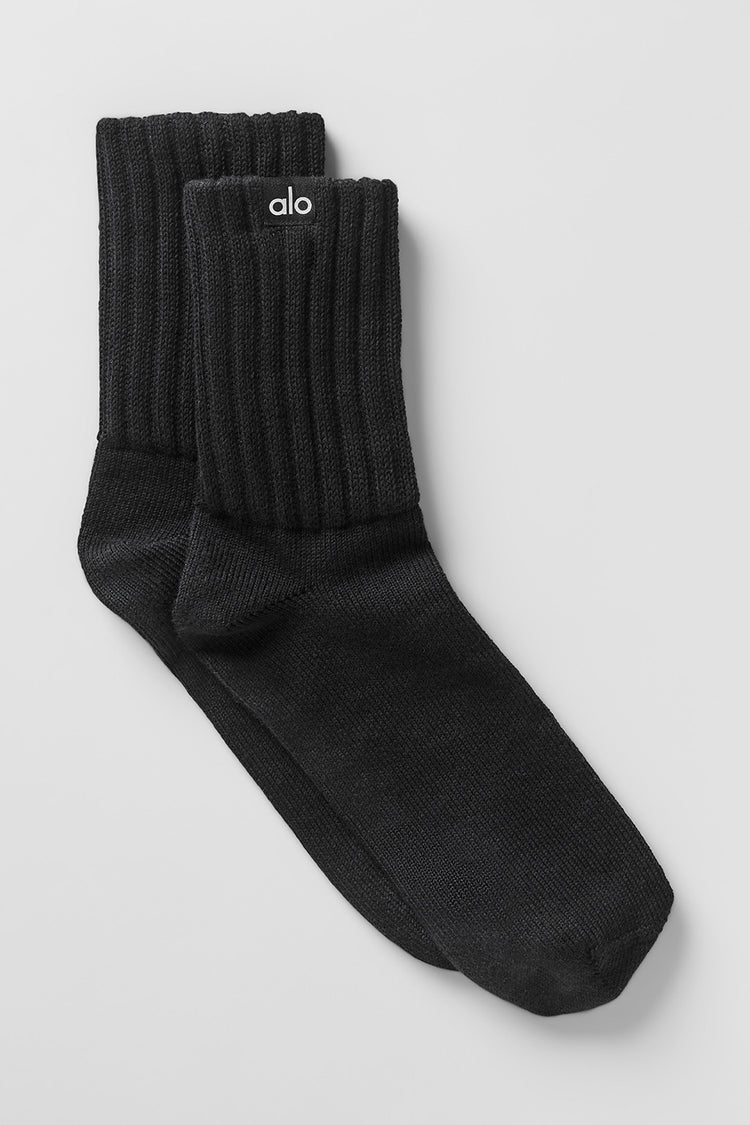 Unisex Half-Crew Scrunch Sock