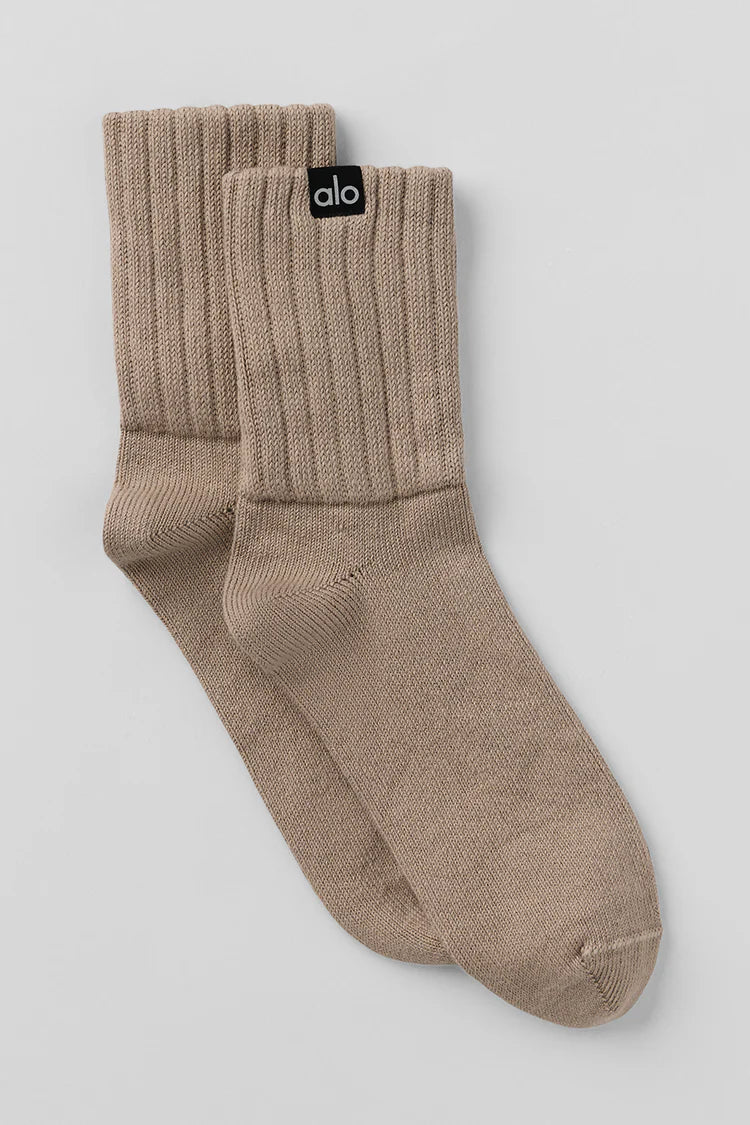 Unisex Half-Crew Scrunch Sock