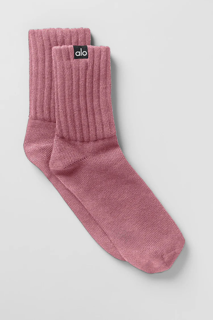 Unisex Half-Crew Scrunch Sock
