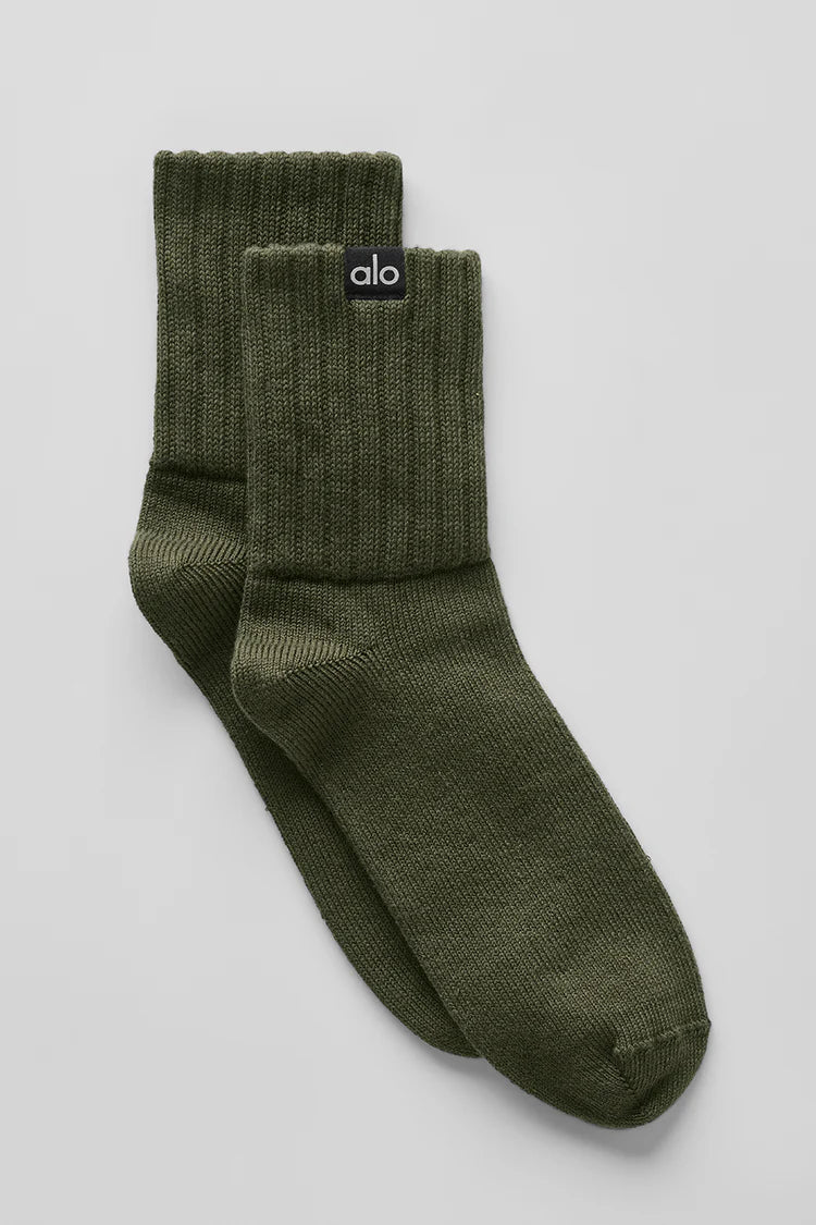 Unisex Half-Crew Scrunch Sock