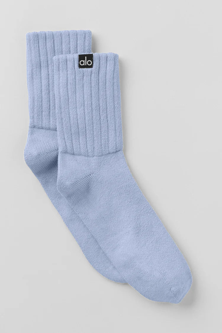 Unisex Half-Crew Scrunch Sock