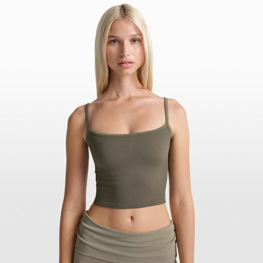 Ribbed Seamless Cami Tank