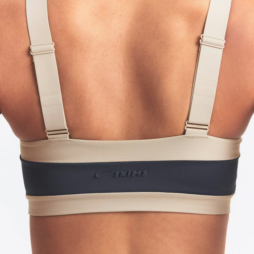 Matte Shine Mix Straight Neck Bra