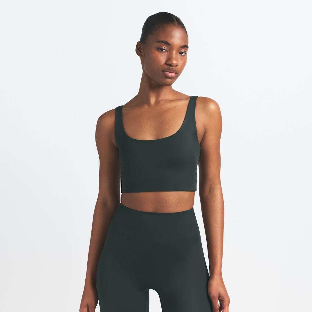 Shine Scoop Neck Longline Bra