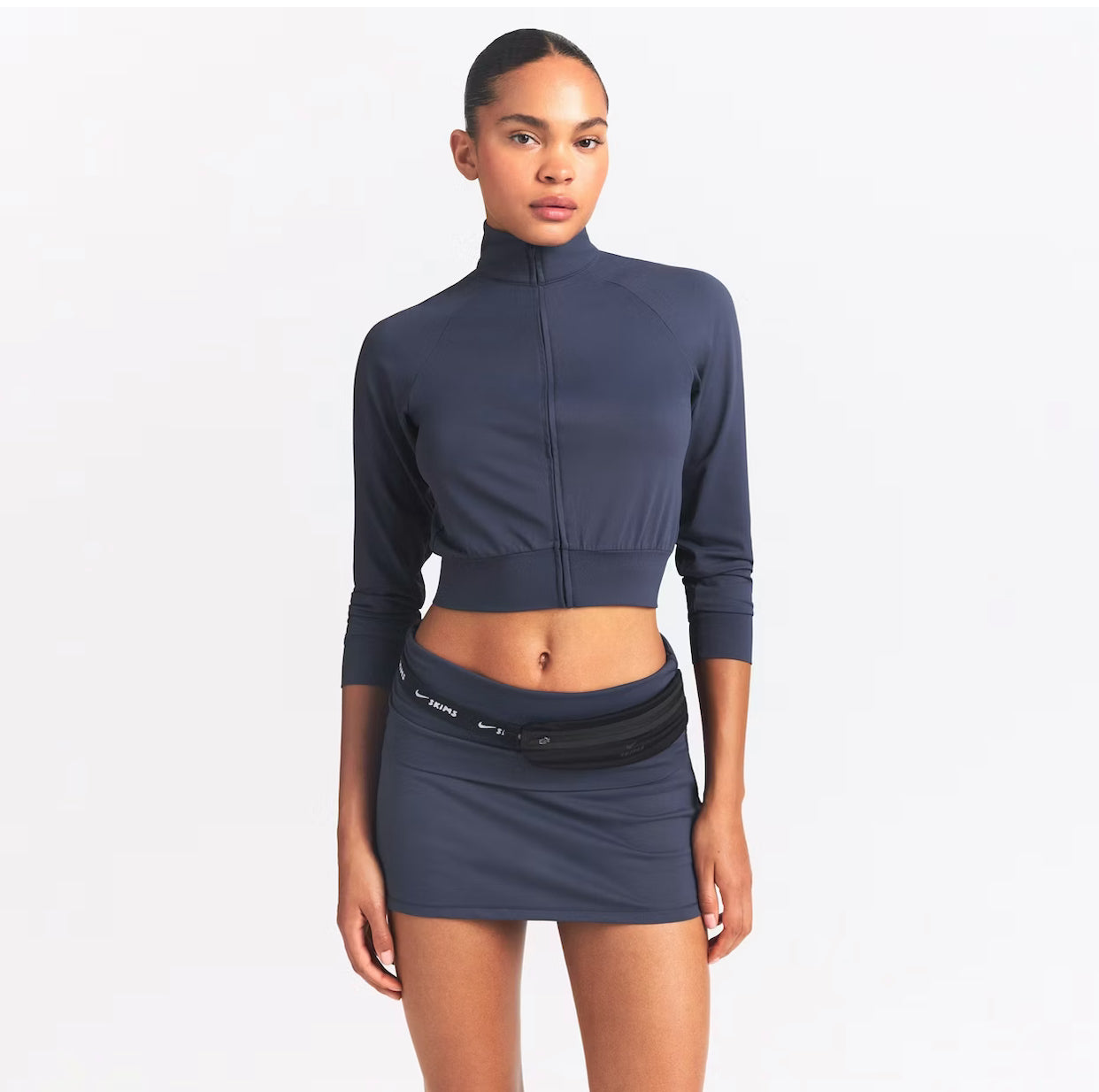 Airy Cropped Track Jacket
