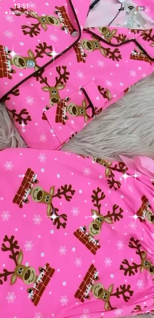 Reindeer Kiss PJ Set Pant