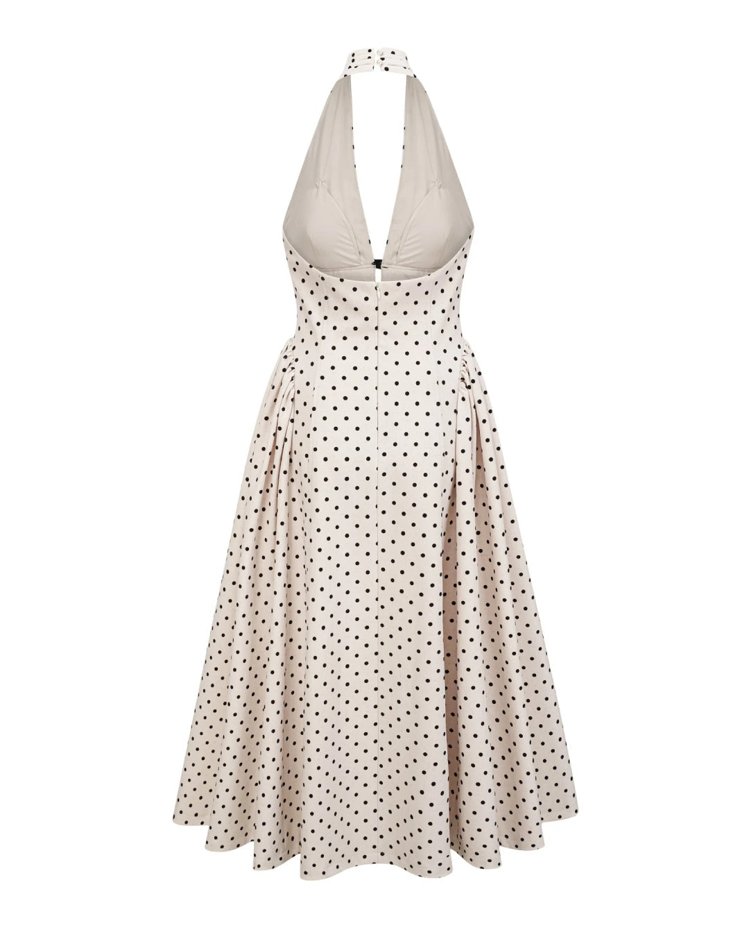 Vestido Puntos Halter