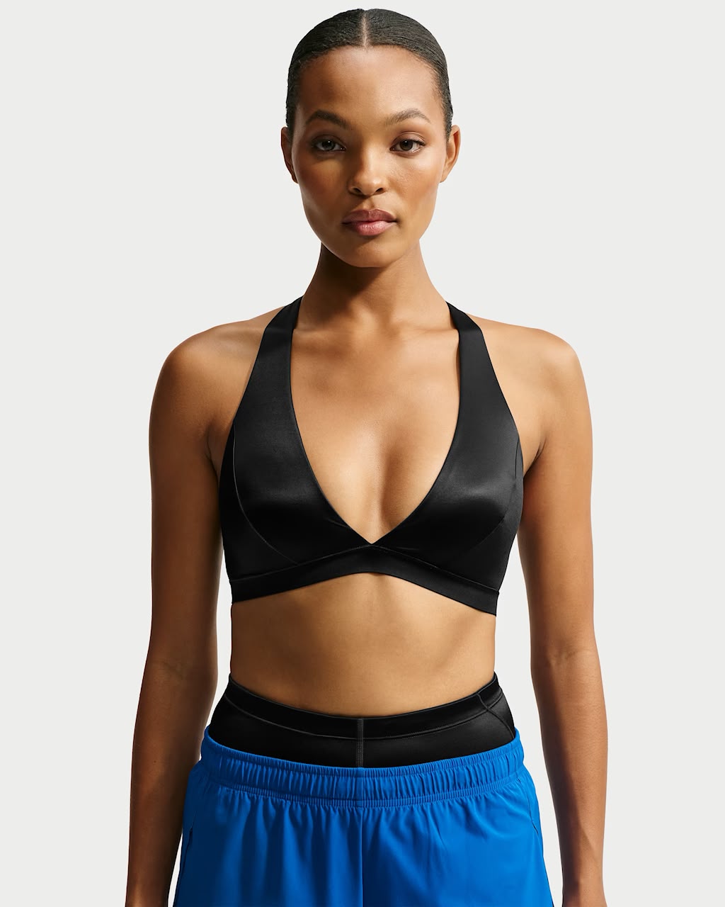 Satin Shine Halter Bra