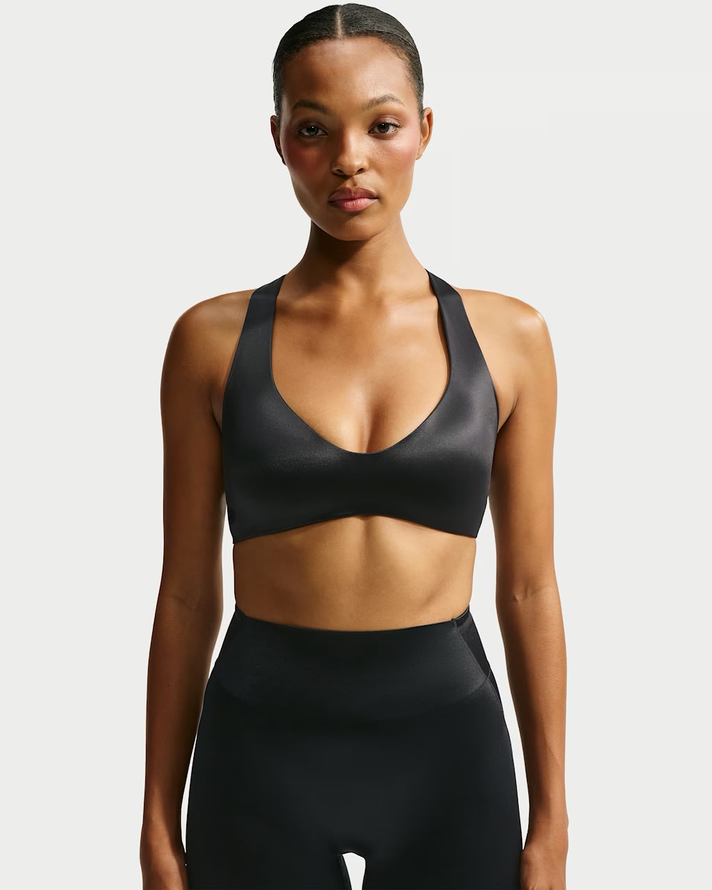 Satin shine Plunge T-Back